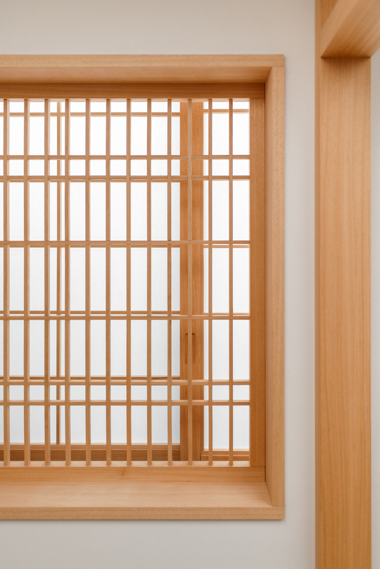 Japanese Kumiko Window Interior